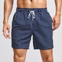 Mens Quick-Dry Swim Trunks Beach Vacation Hot Surfing Loose Fit Casual Shorts XXL black