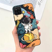 For Samsung Galaxy A12 Case M12 F12 Cute Fashion Candy Painted Back Cover Phone Case For Samsung A12 M 12 Galaxy M12 Soft Fundas Samsung A12 gray
