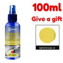 Car Headlight Restoration Kit – Crystal-clear Coating, Treats Oxidation and Yellowing, Enhances Gloss-JOKJOK yellow