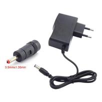 DC 5V 2A maitinimo šaltinis, įkroviklis, AC 100-240V adapteris, keitiklis, 5.5*2.1mm, 4.0*1.7mm, 3.5*1.35mm, 2.5*0.7mm, nuolatinės srovės kištukas DC 3.5x1.35mm EU Plug juoda