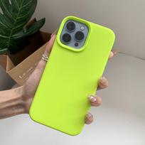Skysto silikono dėklas Apple iPhone 15 16 14 13 12 11 Pro Max XS XR 16 14 Plus telefonui. Originalus oficialus stiliaus apsauginis dangtelis. For iPhone 16 yellow