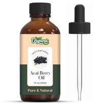 Ekologiškas Zing acai uogų (Euterpe Oleracea) Aliejus | Grynas ir natūralus bazinis aliejus odos priežiūrai, plaukų priežiūrai ir masažui - 30ml/1.01fl oz beige
