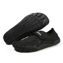 Versatile Five-Finger Outdoor Shoes for Beach, Snorkeling, Hiking & Fitness 36 black