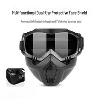 Xun Zhanying Kids' All-in-One Protective Face Shield One Size juoda