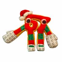 New 67 Christmas Version Steal A Brainrot Six Seven No.67 Plush Doll Cute Anime Peripheral Toy Kids Birthday Christmas Gift red