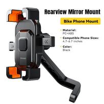 Essager Universal Bike Phone Holder 360° View Moto Motorcycle Phone Holder for 4.7-6.7inch Mobile Phone Stand Shockproof Bracket black