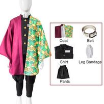 Demon Slayer Kimetsu No Yaiba Kamado Nezuko Vaikų Cosplay Kostiumas Baltas Juodas Žalias Rožinis Geltonas Ir Oranžinis Pasirinkti Tomioka Giyuu Suit,110cm black
