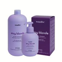 Professional By Fama WondHer STAY BLONDE PURPLE šampūnas neutralizuojantis nepageidaujamus šiltus tonus plaukuose 300ml