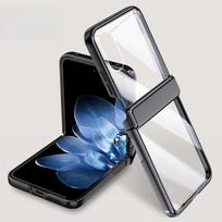 Suitable for Xiaomi Mix Flip Phone Case Film Integrated Electroplated Foldable Screen Full Package Anti-drop Simple Flip Women's Case Xiaomi Mixed Flip black
