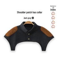 Unisex Fleece Peties Pagalvėlė ir Kaklo Šildytuvas - Šalčiui Atspari Skara Vidutinio Amžiaus ir Senyvo Amžiaus Žmonėms XL black
