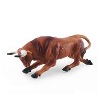 Simulation Bullfighting Action Figures With Rider Miniature Poultry Cattle Model Static Cowboy Calf Bull Ox Figures For Children