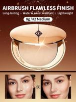 Charlotte Tilbury Airbrush Flawless Foundation #2 Medium | Full Coverage Matte Finish | 8g / 0.28 oz. #2 MEDIUM beige