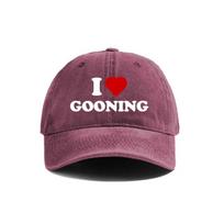 Gooning With Printed Pattern Baseball Cap Humor Trucker Cap For Men And Women Outdoor Use Sun Protection Cycling And Fishing Hat Fashion Fun I Love Adjustable brown