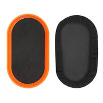 2Pcs Workout Sliding Disc Disks Slider Slide Mat Sports Abdominal Muscle Fitness Equipmentyellow