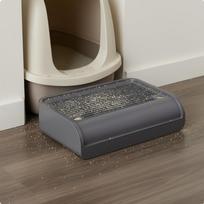 AntiTracking Litter Mat Detachable Double Layer Catcher Easy to Clean for Home Light Gray Dark Gray Style 02