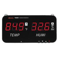 TASI Intelligent Temperature 20℃ 80℃  4℉ 176℉ Humidity Meter with LED Digital Display Screen Wall mounted Digital Thermometer  Hygrometer Industria juoda