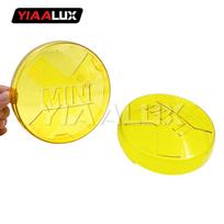 Ralis Papildomas LED Žibinto Dangtelis Priekinio Buferio Automobilio Aksesuarai Dangtelis MINI COOPER Golden  Clear