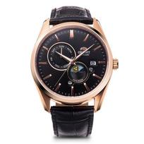 [Orient] SUN&MOON Automatic Watch RN-AK0304B Men's Black/Pink Gold