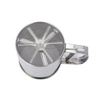 Stainless Steel Cup-shaped Powder Shaker Mesh Sugar Flour Sieve Baking Tool 1 gray
