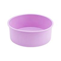 Daugkartinio naudojimo silikoninė torto forma Nelipni Naudinga lygių kraštų torto forma 6inch šviesiai violetinė spalva
