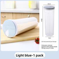 Mixed Grain Hanging Noodles Household Food Grade Sealed Kitchen Noodle Storage Box 1PC šviesiai mėlyna spalva
