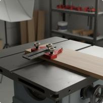 Saw Feed Roller Guide Expedite Cut Table Fence Smooth Feeding Carpentry for