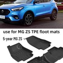 2025 MG ZS Left-Hand Drive TPE Floor Mats: Eco-friendly, Odorless, Waterproof, Anti-slip, and Wear-resistant. 2025 MG ZS Floor Mats blue