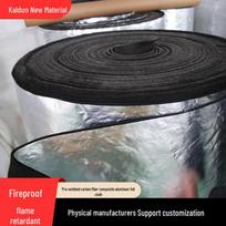 Aluminum Foil Fireproof Mat: In Stock, Free Shipping - High-Temperature Insulation, Cuttable, Flame-Retardant for Industrial, Household, DIY Use. 4mm Thick, 1m x 1m