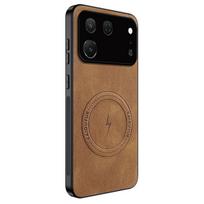 Retro Leather TPU Phone Case for TECNO SPARK 50 Pro Shock‑Absorbing Cover SPARK 50 Pro ruda