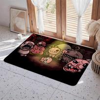 Game T The Binding of Isaac Floor Mat Eco  Flannel Doormat Non Slip Odorless Indoor Floor Rug Soft Short Plush Home Mat 80x120cm