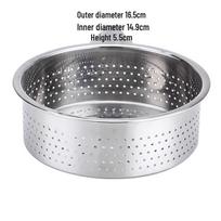 304 Stainless Steel Rice Cooker Steaming Rack – Rice and Water Separator Basket gray
