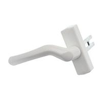 Aluminum Alloy Bent Handle Internal Tilting and Rotating Window Accessories German Style Bent Distinguish Left and Right Handles (white,Aluminum Alloy) balta