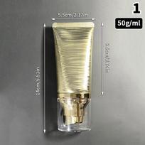 30/50Ml Empty Portable Tubes Squeeze Foundation Bb Cream Cosmetic Lotion Travel Bottle With Vacuum Pump Refillable Container 1 black