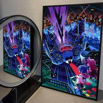 D-Deltarune Game Anime Posters Sticky Whitepaper Sticker DIY Room Bar Cafe Kawaii Room Decor (as the picture,42x30cm No Frame)