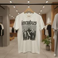 Incubus Band Graphic T-Shirt Unisex Vintage Alternative Rock Tee S305 S beige