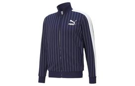 PUMA Jackets Men's Tweed Blue Stand Collar Thickened Other 530177-06 XS blue