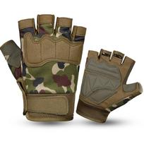 Custom logo Non-slip Wear-resistant Tactical Half Finger Fingerless Gym Gloves for Man Xl