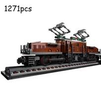 Spot High-tech City Retro Steam Train Expert Technical Train Building Blocks Klasikinis modelis Žaislas Dovanos Vaikų Žaislai