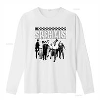 Unisexs The Specials Ska Rock Reggae Two Tone Records Music T Shirt Vintage With Iconic Members Casual Round Neck All Season M white