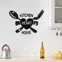 Acrylic Kitchen Wall Mirror Sticker with Adhesive Backing in Warm Home Theme MQ446 juoda