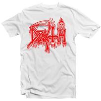 Death Scream Bloody Gore Throwback Heavy Metal Rock Band Style Summer Casual T-Shirt Men's and Women's Luxury Top M red