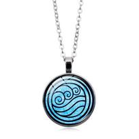 Avatar Airbender Time Jewelry Retro Pendant Necklace 50cm(Necklace Size) white