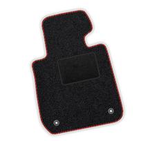 Velour Driver Floor Mat, Car Mat Fit For: Seat Ibiza IV 2008-2017, Skoda Fabia III 2014-2021, Black Edge Trim