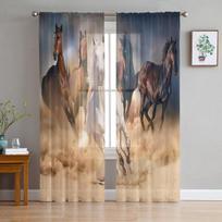 Juoda balta arklio tapyba akvarele 1 PCS W100XH250cm