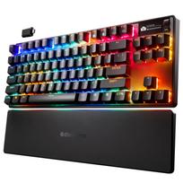 „SteelSeries Rapid Tap Rapid Trigger“ žaidimų klaviatūra Tenkeyless belaidė japoniško išdėstymo garsui nepralaidus dizainas Magnetinis salės efekto jutiklis „OmniPoint“ jungiklis