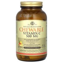 Chewable Vitamin C, Natural Orange, 500Mg, 90 Chewable Tablets