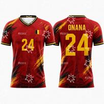 2026 Belgian Fan Football Jerseys De Bruyne, Lukaku Football Jerseys Summer Sports Men's T-Shirt Kid's Clothing Tee Y2k Woman M