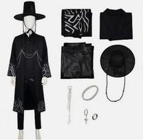 K-Pop Demonų Medžiotojų Grupės Helovino Cosplay Kostiumas Qin Yu Role-play Children M black