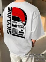 Nissan Skyline R33 T-shirt from Fast and Furious M black