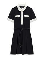 GUESS Suknelė 'Claudie' juoda / balta